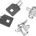 Drag Specialties 3501-0867 Saddlebag Lock Set w Keys for Harley OEM Saddlebags