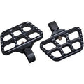 Joker Machine 08-644-7B Mini Serrated - Black Floorboards - Softail Passenger
