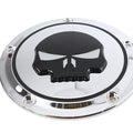 V-Twin 42-0263 Chrome 5 Hole Skull Derby Cover for Twin Cam & 2018 Softail