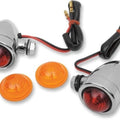 Drag Specialties 2040-0532 Chrome Turn Signals Mini Bullet Marker Lights