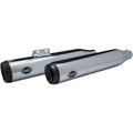 S&S Grand National Chrome Slip-On Mufflers for 18-22 Softail Heritage & Deluxe