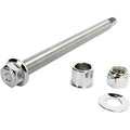 Drag Specialties 0214-0951 Chrome Front Axle Kit for Harley Fxsts Springer 00-06