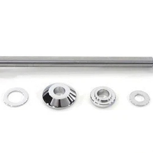 V-Twin 44-0631 Chrome Front Axle Kit for 00-06 Heritage Springer