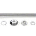 V-Twin 44-0631 Chrome Front Axle Kit for 00-06 Heritage Springer