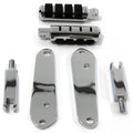 V-Twin 27-0571 Chrome Highway Iso Foot Peg Mount Kit for 91-17 Dyna Fxd