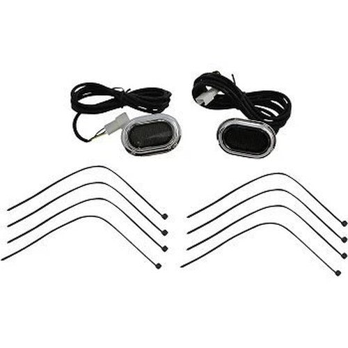 Custom Dynamics CD-PLUG-SC Chrome Smoke LED Plugz Antenna Grommet Lights