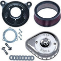 S&S Cycle Chrome Mini Teardrop Stealth Air Cleaner Kit for Touring 08-16