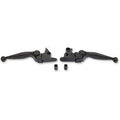 Psr Black Journey Adjustable Brake & Clutch Lever Set for Harley 15-22 Softail