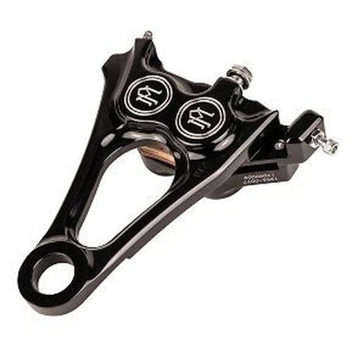 Performance Machine (PM) 1256-0084-BM 4-Piston Caliper & Mounting Bracket