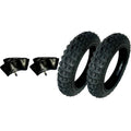 2) HD Tire And Tube Straight Size 2.50-10 2.50X10 For Razor Razer SX500 SX650