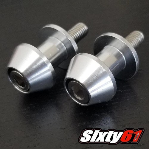 Hayabusa Swingarm Spools Suzuki Polished Silver 1999-2024 2025 2026 Sliders