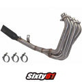 Voodoo Exhaust Gsxr 1000 2009-2014 2015 2016 Suzuki 4:1 Full System Shorty Black