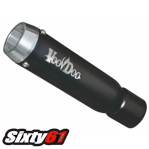 Voodoo Exhaust Suzuki Gsxr 1000 2017 2018-2023 2024 Mini Meg Shorty Black Steel