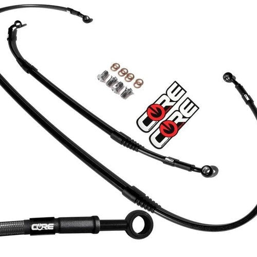 Brake Lines Yamaha YZ450F 2010-2016 2017 2018 2019 Front Rear Carbon Stainless