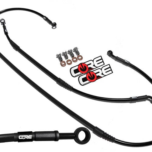 Suzuki Drz 400 SM Brake Lines 2005-2026 Supermoto Front & Rear Black Braided Kit