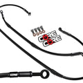 Suzuki Drz 400 SM Brake Lines 2005-2026 Supermoto Front & Rear Black Braided Kit