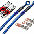 Yamaha R3 Blue Brake Lines (Non-ABS) 2015-2020 Front Rear Stainless Steel Kit