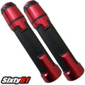 Honda CBR600RR 900RR 954RR 1000RR F4i Black Red Grips Comfort Racing Hand