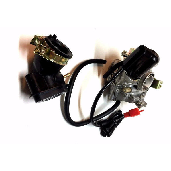 20MM Jackel 50CC 50 Carburetor & Intake Manifold Boot Scooter Moped Carb New