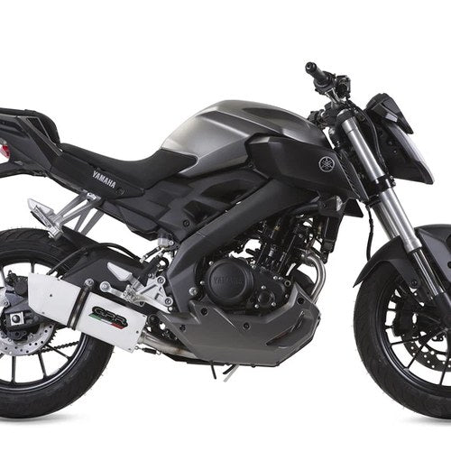Gpr Exhaust Yamaha MT 125 2014-2016 Homolog Slip-On Albus Ceramic