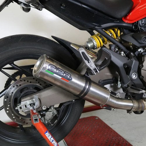 Gpr Exhaust Ducati Monster 821 2015-2016 Homolog Slip-On M3 Inox