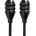 Black Spike Frame Sliders Honda Cbr 600RR 1000RR Includes Mounting Kit