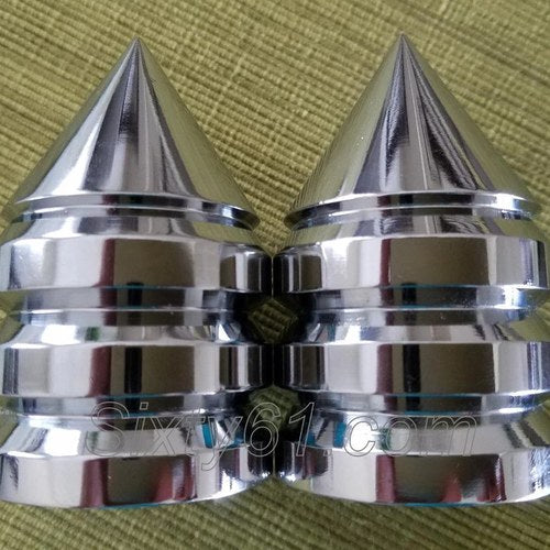 Honda CBR600RR Cbr 600RR Frame Sliders 2003-2020 Chrome Spiked with Mounting Kit