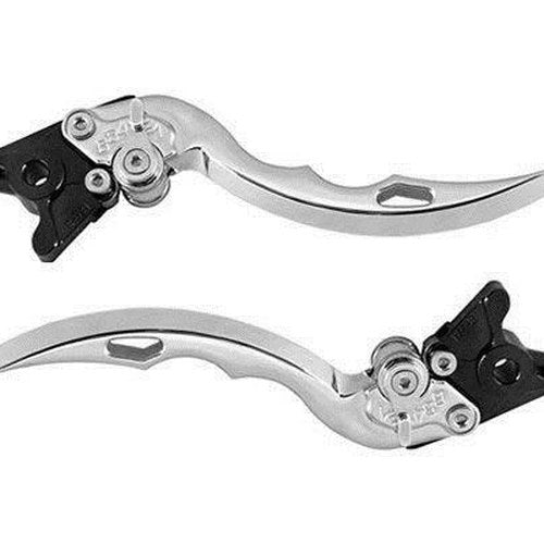Kawasaki ZX6R Levers 2000-2004 Brake Clutch Chrome Blade Set ZX636R ZX6RR ZX 6R