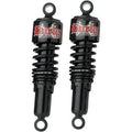 Burly B28-1201B Black Slammer 10.5" Shocks for Harley Sportster XL 04-20