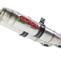 Gpr Exhaust Aprilia Shiver 750 - GT 2007-2016 Pair Racing Slip-On Deeptone Inox