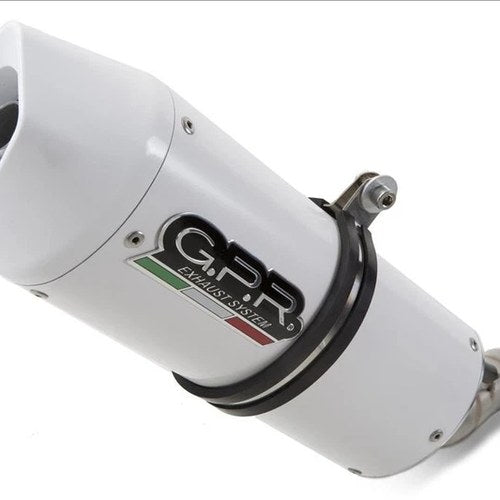 Gpr Exhaust BMW F700GS 2016 2017 2018 Slip-On White Albus Evo4 DB Killer