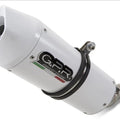 Gpr Exhaust BMW F700GS 2016 2017 2018 Slip-On White Albus Evo4 DB Killer