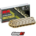 Suzuki Gsxr 750 Gold Black Chain RK X-Ring Xso 150 Link 525 Extended Swingarm
