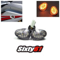 Yamaha R1 Flush Mount LED Turn Signal Lights 2002-2022 2023 2024 2025 2026 Smoke