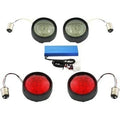 Custom Dynamics Black Complete Front Rear Turn Signal Conversion Kit 02-11 Dyna