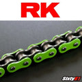 Kawasaki ZX14R Green RK Chain Gxw 150 Link-530 XW-Ring for Extended Swingarm