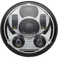 Custom Dynamics Chrome 5.75" LED Headlamp Headlight for Harley