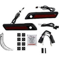 Custom Dynamics Black/Red Saddlebag LED Latch Light for 14-21 Touring
