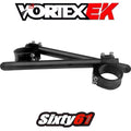 Cbr 1000RR Clip On 2004-2026 50mm 7 deg Honda Handlebar Handle Bars Black Vortex