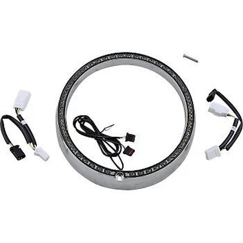 Custom Dynamics PB-7TR-AW-2C Chrome ProBEAM Turn Signal Ring Trim 06-13 Touring