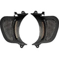 Custom Dynamics CD-RG-V-AW2-B Black Vent Inserts w/ LED Lights 15-21 Road Glide