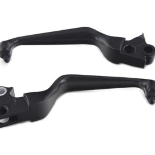 Black Skull Levers Set Clutch & Brake for Harley Dyna Sportster & Softail