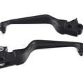Black Skull Levers Set Clutch & Brake for Harley Dyna Sportster & Softail