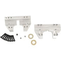 LA Choppers LA-7425-04 Raw Handlebar Clamp Set for 1-1/2" Custom Use