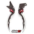 Honda Cbr 600 F2 F3 F4 F4i Black Levers 1991-2006 2007 Brake Clutch Blade Set