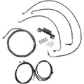 LA Choppers LA-8055KT3-16 Stainless Plug-and-Play Cable Kit for 15-17" Apes