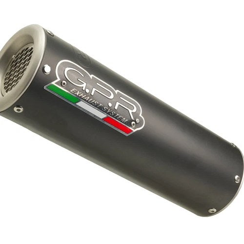 Gpr Exhaust Yamaha Mt-07 2017-2020 e4 M3 Black Titanium DB Killer Full System