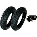 2) HD Tires And 1) Tube 2.50-10 2.50X10 Straight Yamaha Peewee Yzinger 10" 50CC
