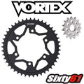 Yamaha R1 2015-2019 2020 2021 2022 2023 Front Rear Sprockets 530 Vortex Steel