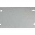 V-Twin 42-0213 Chrome 4.5" x 7.5" License Plate Backing Plate Smooth Style